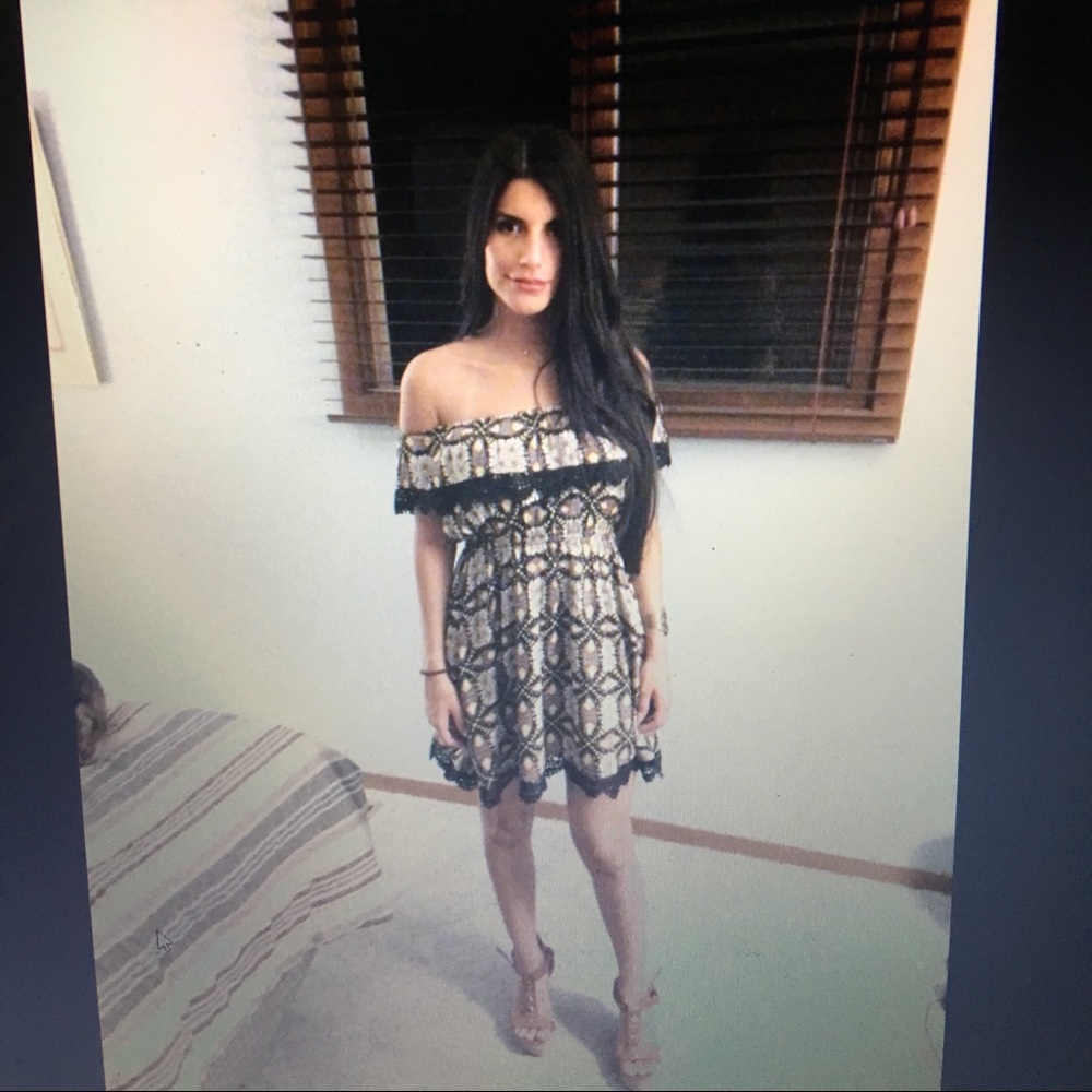 Boho mini dress